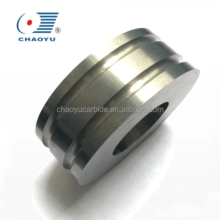 Tungsten carbide rolling bush for steel wire rolling cassette/Carbide wire rope guide rollers for wire straightener