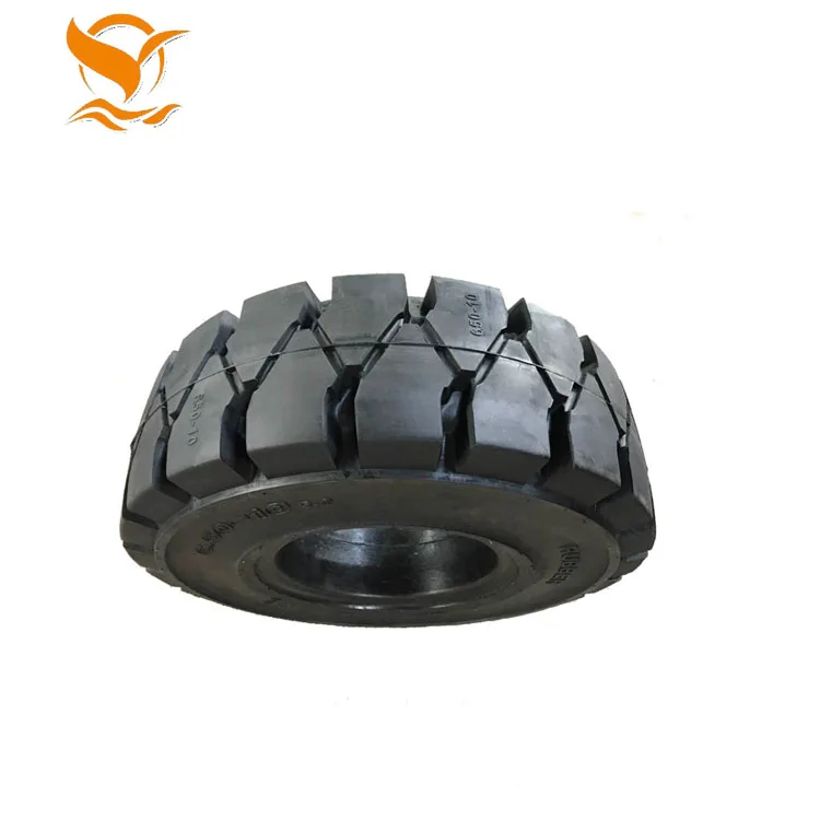 
High quality 2018 solid industrial forklift rubber cart tire 