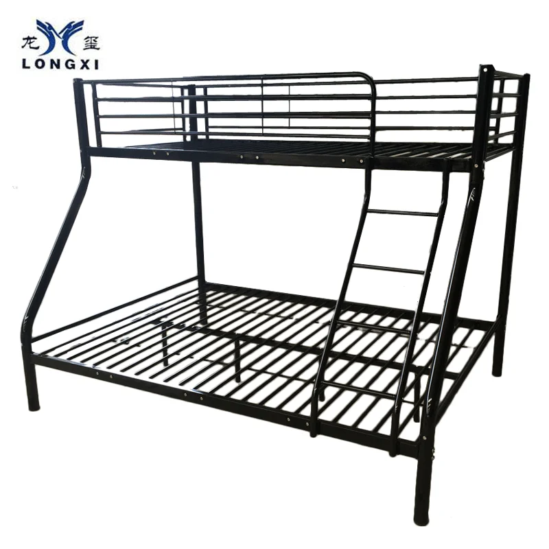 Europe style triple metal 3 sleeper bunk bed