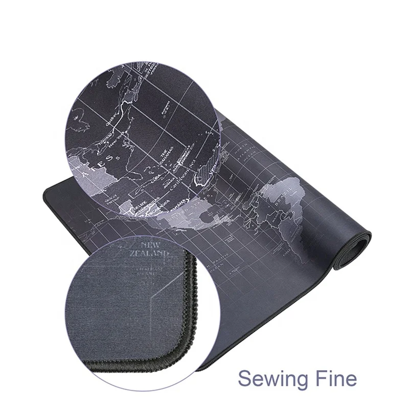 World Map Extended Gaming Mouse Pad,Wholesale Custom Office Computer Desk Pad,Promotion Sublimation printing gaming mousepad