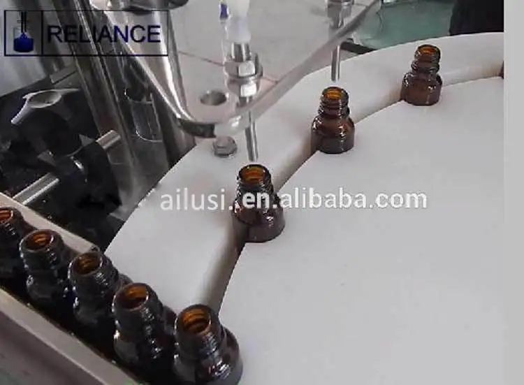 Automatic pet bottle filling packing line essential oil bottle electronic cigarette filling, sealing, capping machine