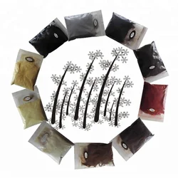 Бесплатные образцы для роста, мгновенное сохранение выпадения волос оптом, синтетический cabok cabuki, темные коричневые пакеты для заправки, утолщение волос, восстанавливающие волокна