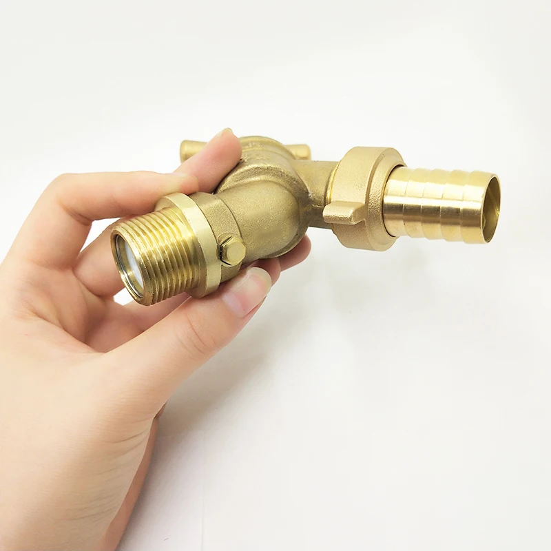 Слюнявчик для шланга DZR 3/4 дюйма с двойным обратным клапаном