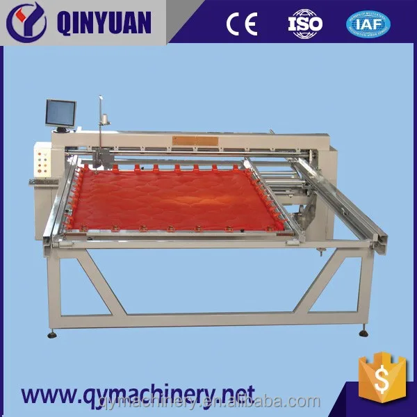 Single needle manual lockstitch industrial quilting machine