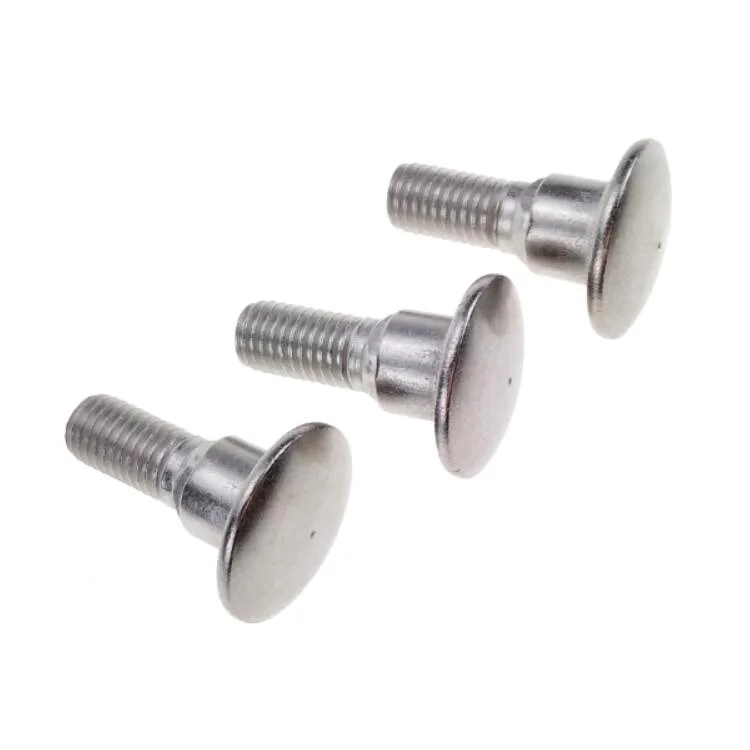 Винты-каретки из нержавеющей стали на заказ болты крепеж с круглой шейкой и плоской головкой M8