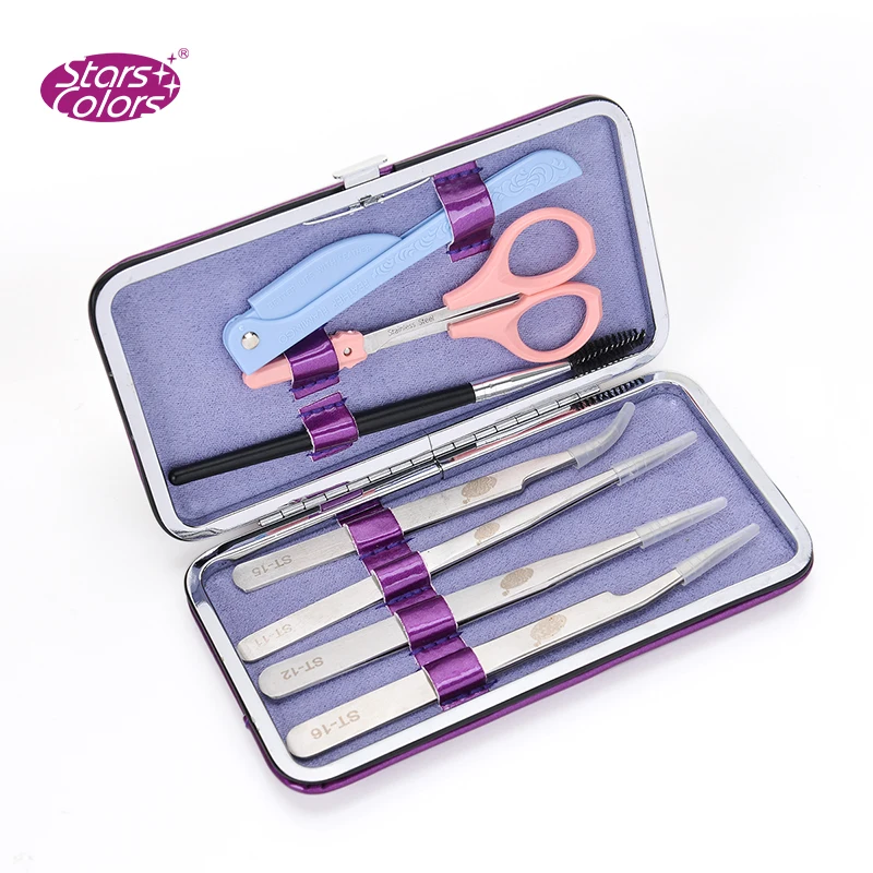 Eyelash tweezers case for lashes extension