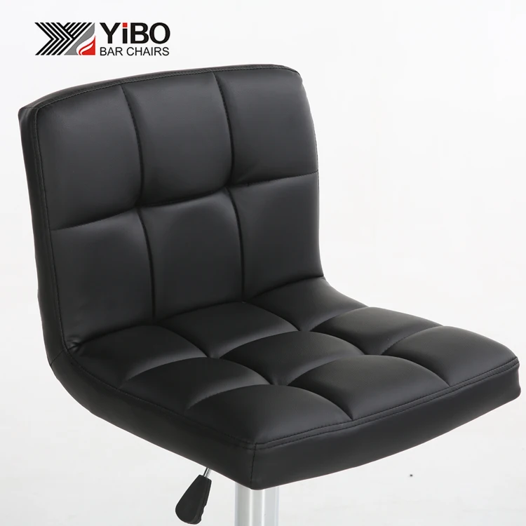 ANJI YIBO Китай модный черный Стиль Алюминиевый барный стул высокий стул