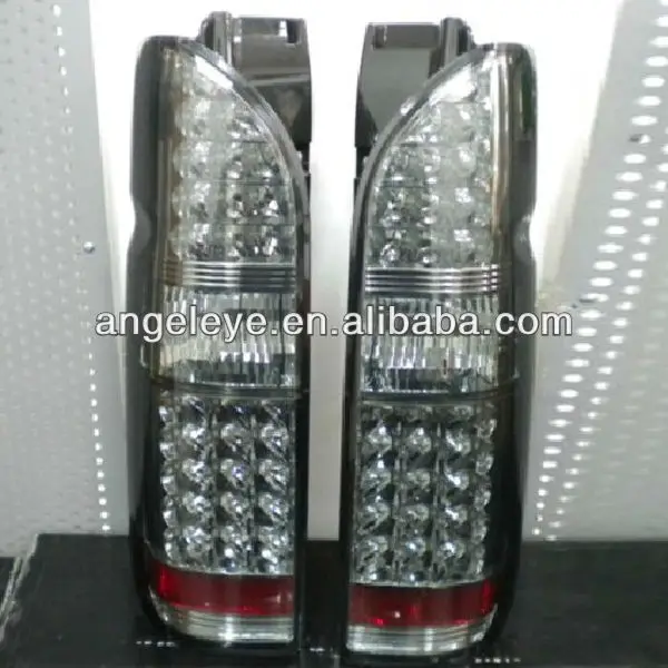 Hiace полный светодиодные задние фонари дым черный цвет 2005-2009 с. н. стиль