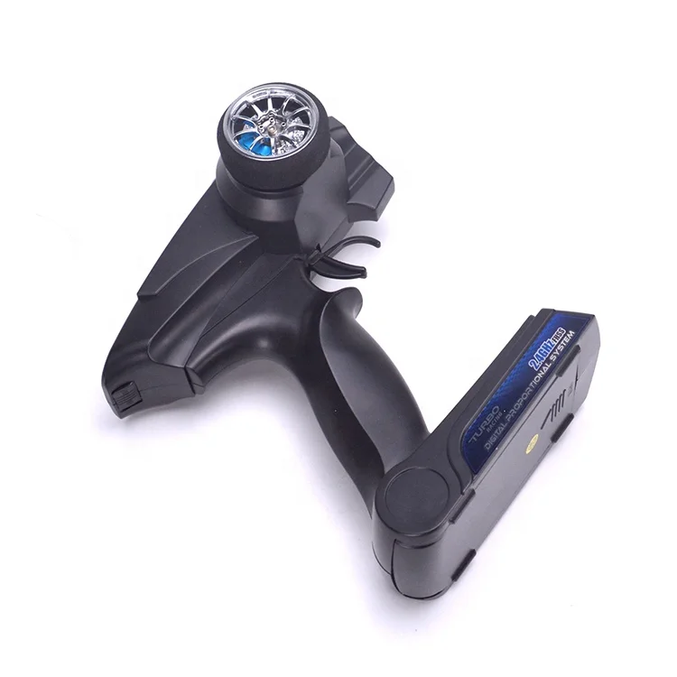 TURBO Racing 94100G 2.4GHz 2CH Radio system controller remote control with Receiver PK Flysky GT3B For RC Car Boat