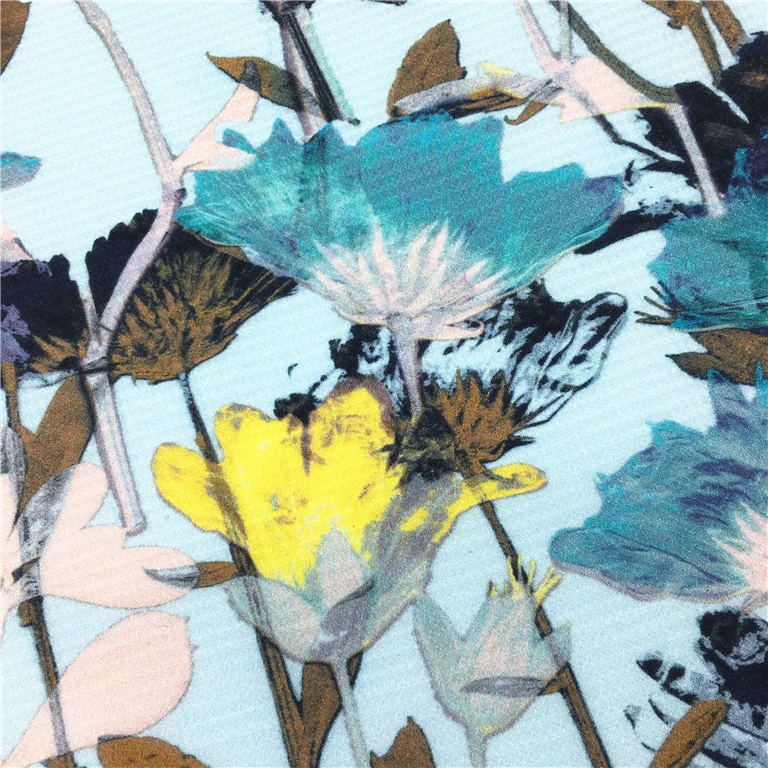 
Custom high quality digital printed silk fabric wholesalers hong kong 