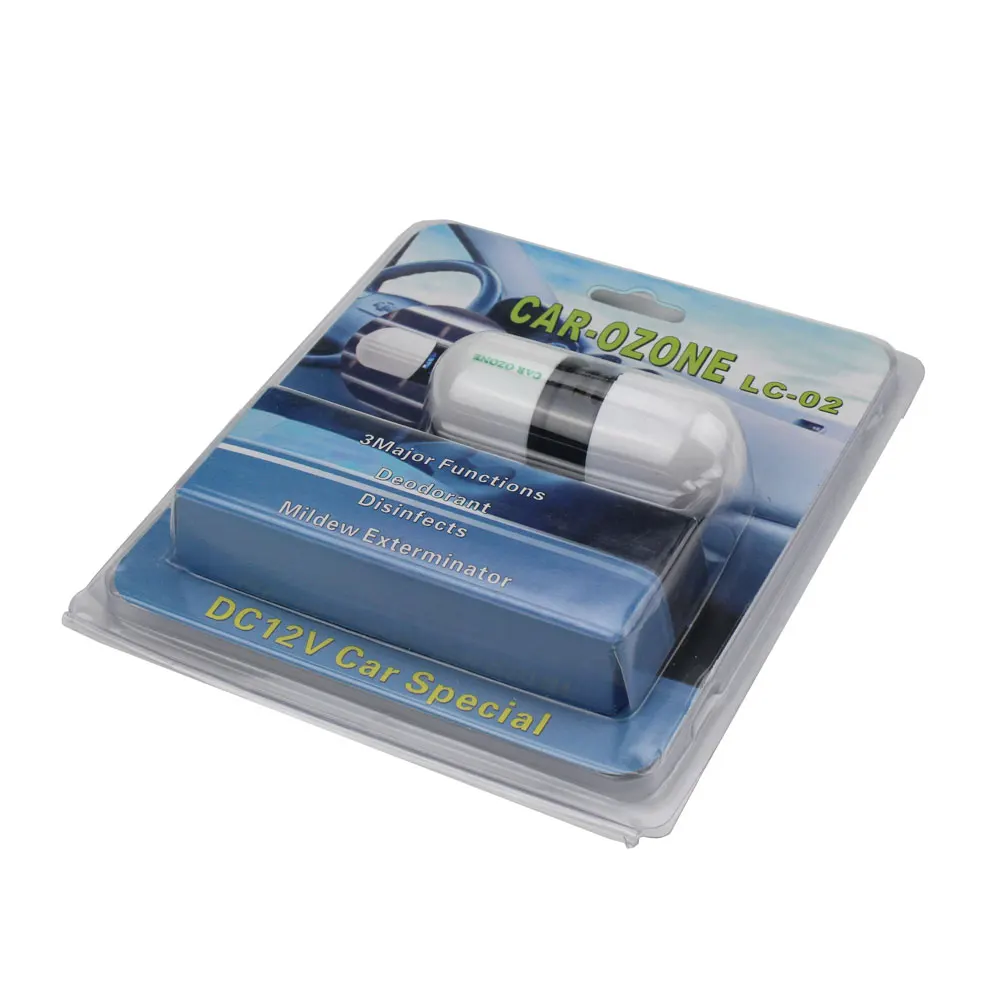 Air Purifier Mini Car Ozone Generator 12V Ozonizador Ozone Air Cleaner ozone output 7.5mg/H car air freshener vent  clip