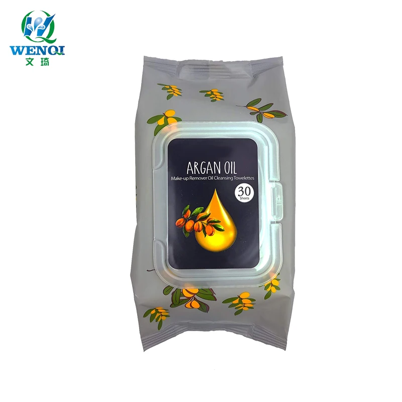 Make-up remover coconut oil cleansing towelettes