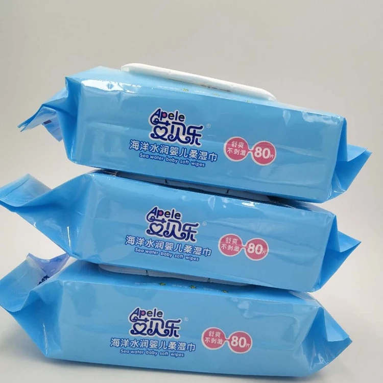 
China Factory Private Label Baby Wet Wipes For Children Eco Friendly 