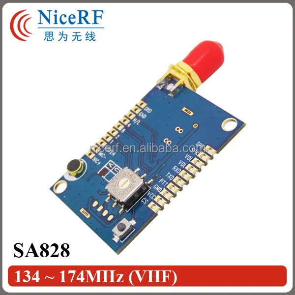 G-NiceRF Original factory! SA828 - 5km All-in-One UHF / VHF transceiver module high-integrated walkie talkie module