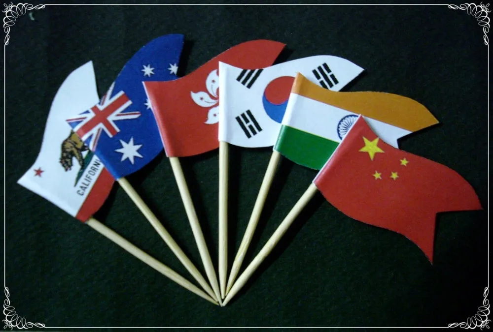 Paper Toothpick Flags