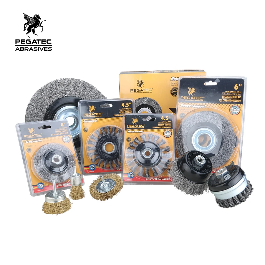 19x65x6x25MM steel wire end brush