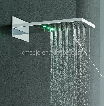 
Big size rain&waterfall stainless steel showerhead wall mounted 