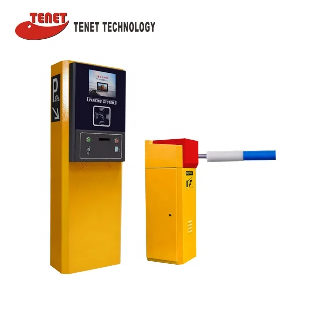 Auto Pay Car Parking System Vehicle Barrier Gate System