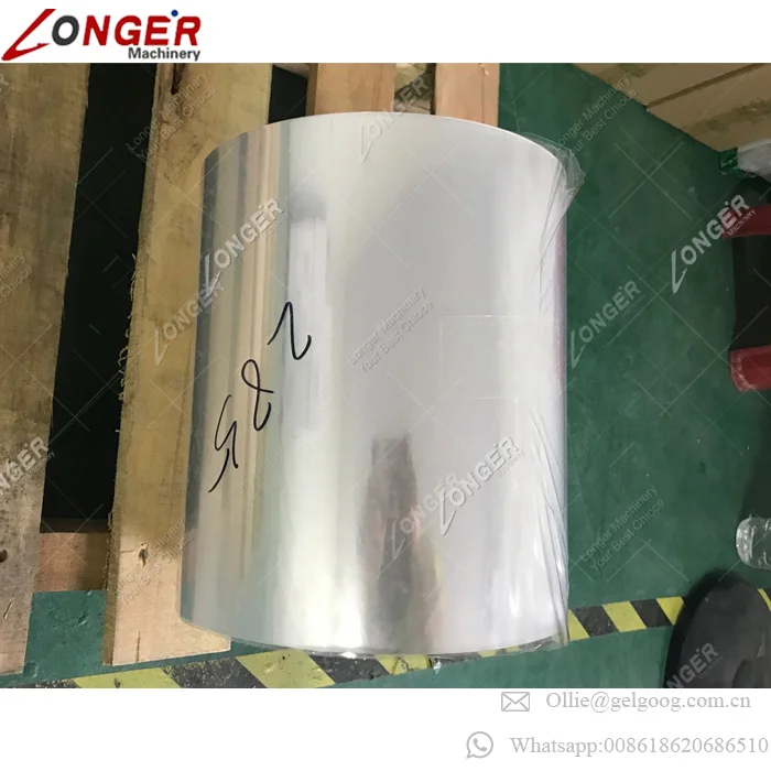 Food Grade Clear PVC Film in Rolls Glassine Paper Heat Resistant Bopp Jumbo Roll Film Scrap Color Cellophane