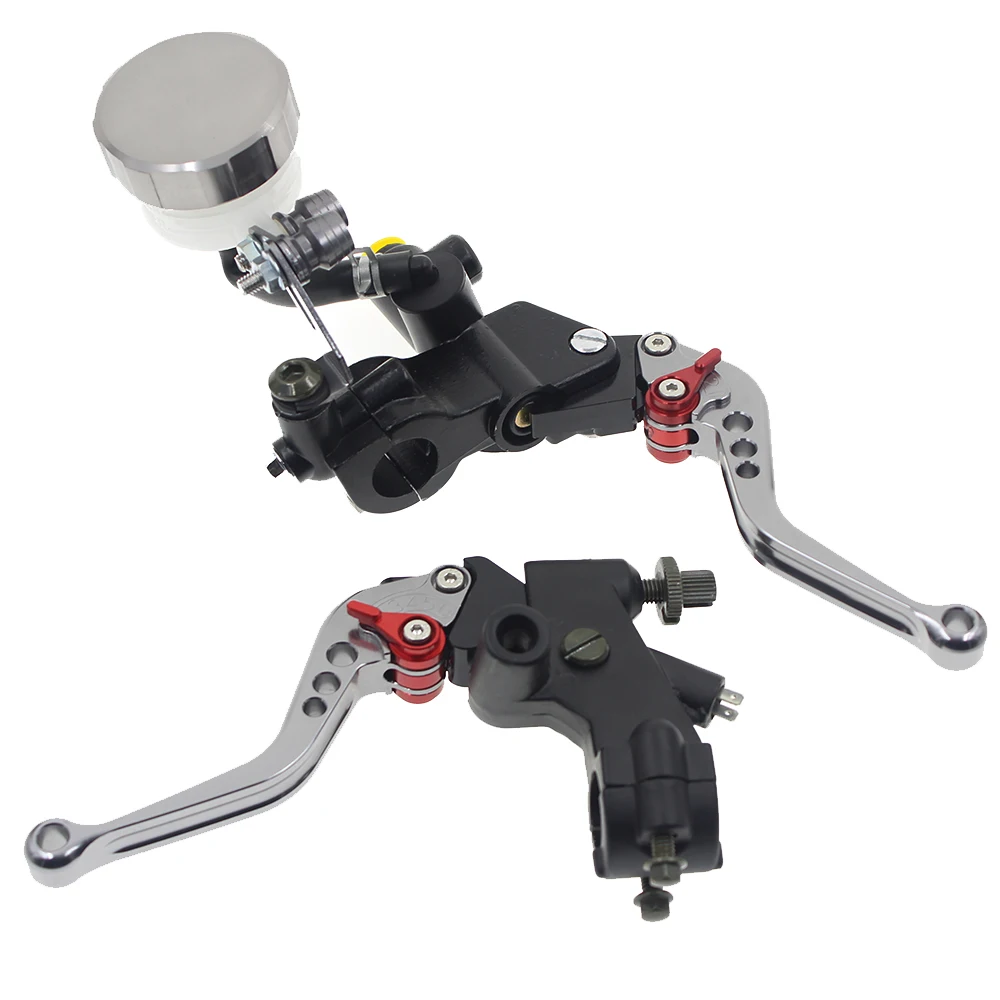 Гидравлический тормозной рычаг сцепления для мотоциклов 125-600cc 7/8 дюйма