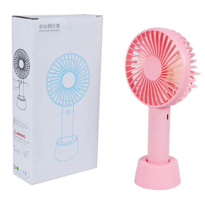 Hot Selling 2019 Rechargeable Stand Fan Portable USB Mini Fan