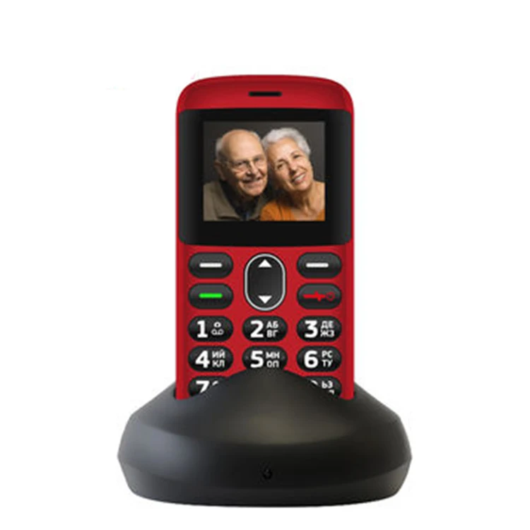 
Cheap Price Senior Feature Phone SOS Mobile Phone Elderly With Charging Cradle Featured Phone 