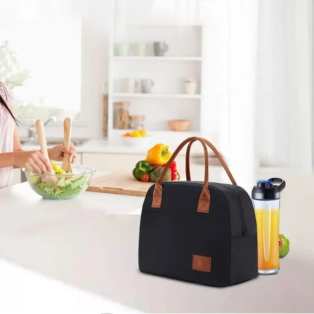 Waterproof Customized logo food storage bags lunch tote bag 2 Persons Insulated Lunch Bag