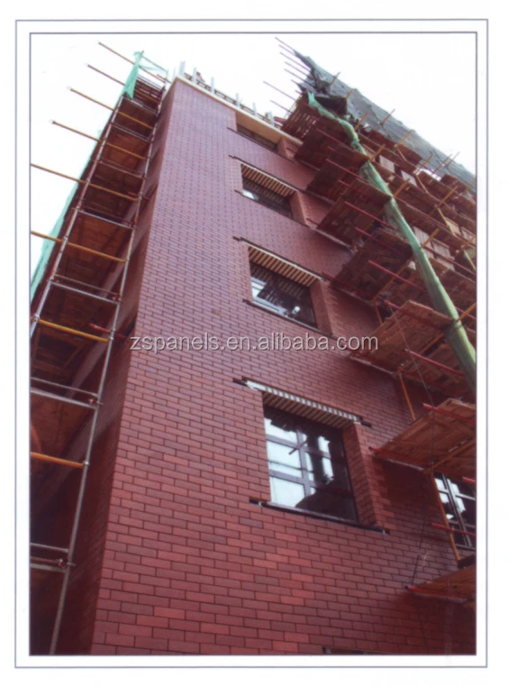 
Eco-friendly Terracotta cladding clinker brick slip tiles , Facade cladding terracotta panels, Dry hanging system klinker tiles 