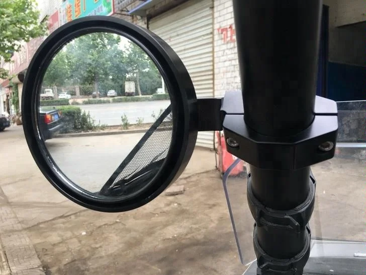 Алюминиевые круглые боковые зеркала заднего вида с ЧПУ для Polaris Ranger RZR Can-Am Maverick 1,75 дюйма 2 дюйма