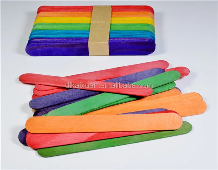 Food Grade Wholesale promotional Children DIY Colorful craft stick
