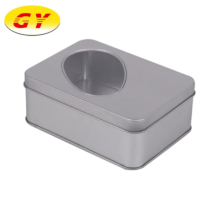 Wholesale plain empty tin box with lid in DongGuan