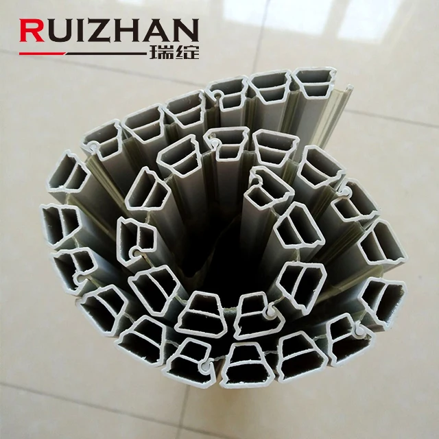 
Ruizhan Slat Cabinet Pvc Vertical Furniture Rolling Shutter Kitchen Plastic Tambour Door 