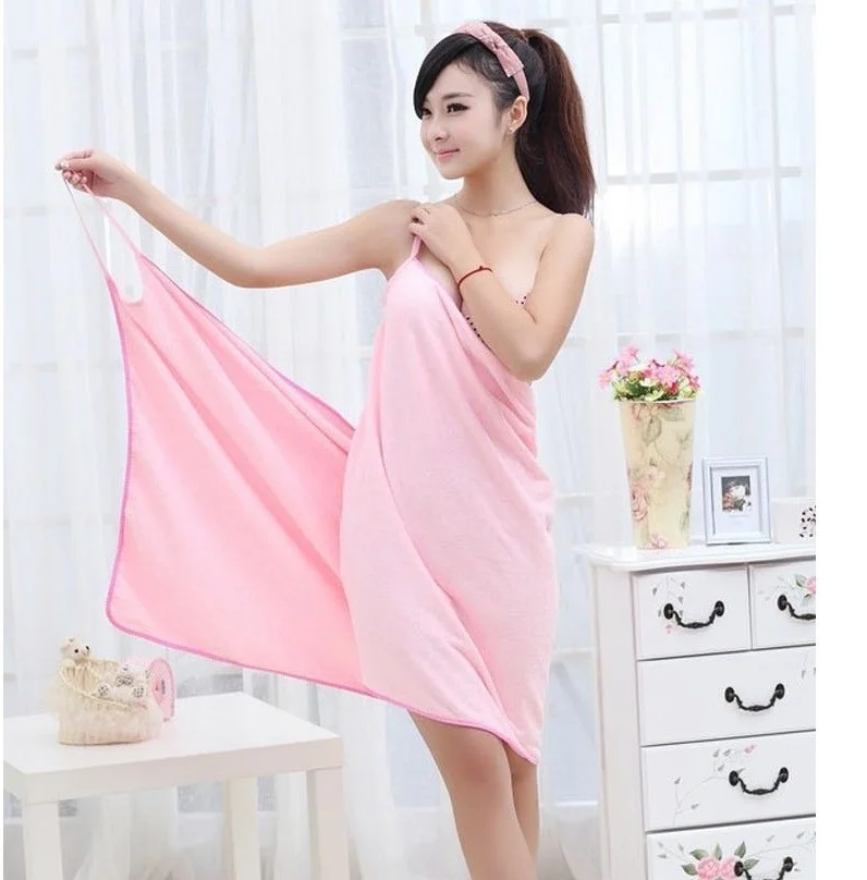 
New Magic Bath Towel Beach Towel Women dress Quick Dry microfiber wearable towel 