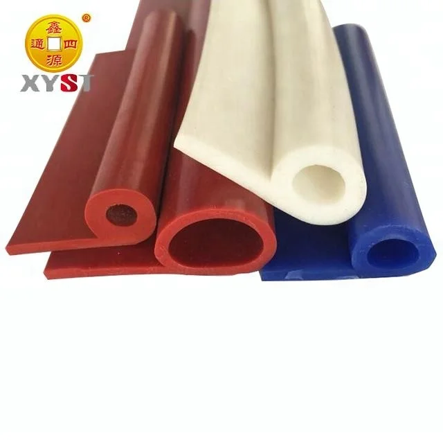 Color high temperature Solid waterproof Special-shaped silicone strip silicone  Foam  sealing strip