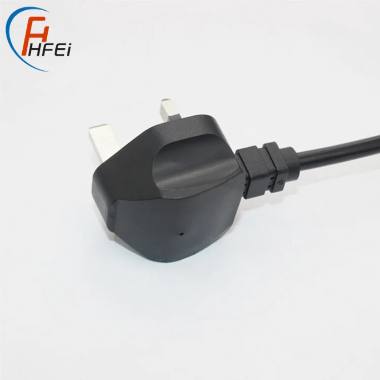 HF 2-prong pin EU UK AC Power Cord Cable  for PC inserts electric socket 3 porng plug to iec 60320 c13