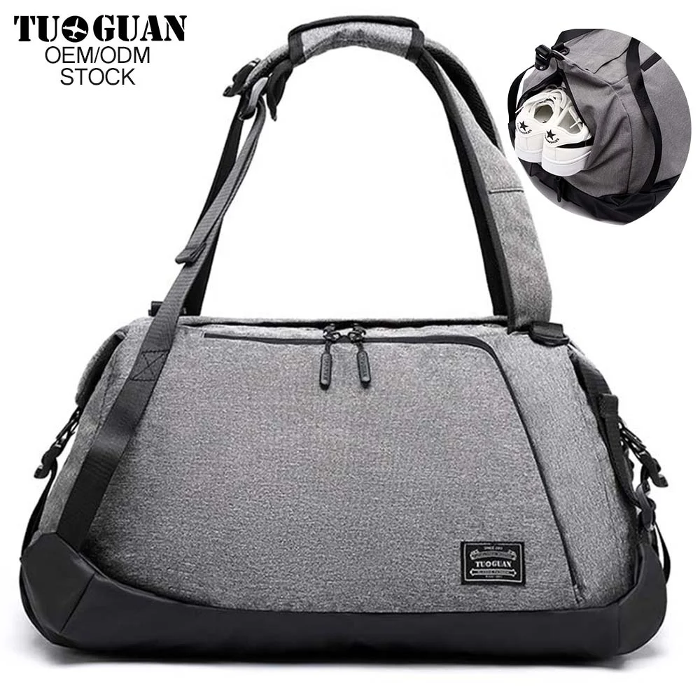 
Fancy gym bag with shoe pocket separatly 