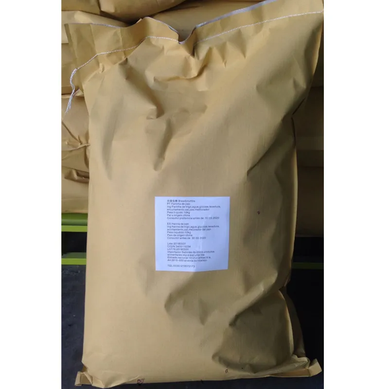 Bulk Packing 10kg White Japanese Panko Breadcrumbs for Cooking Seafood