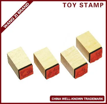 factory direct sale customizable pattern  wooden stamp set