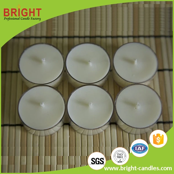 Clear Plastic Cup Tealight Candles