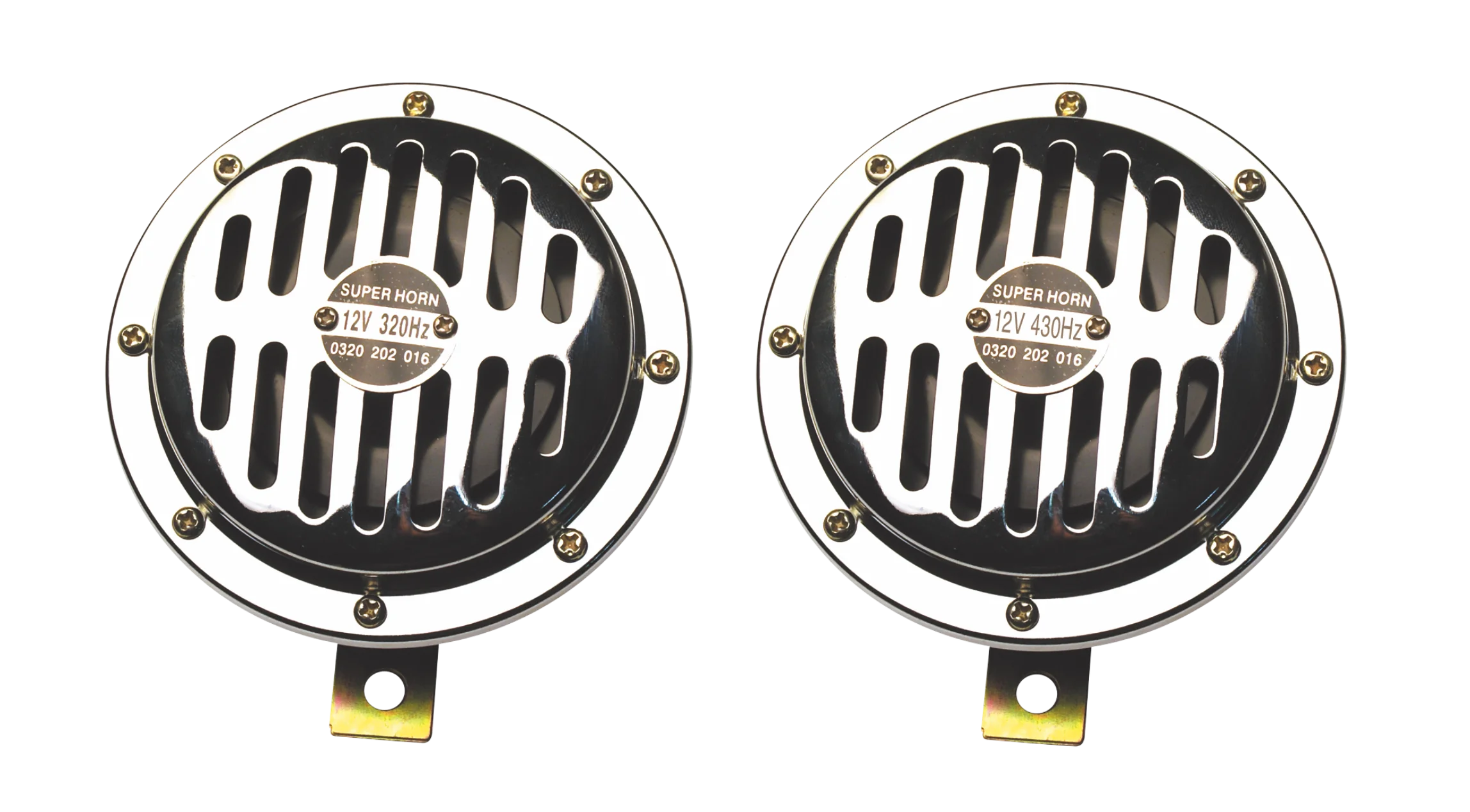 High quality 12V electric disc horn in chrome color use for truck