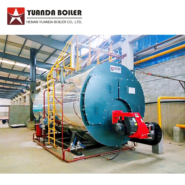 Industrial automatic fire tube gas oil steam boiler for textile factory