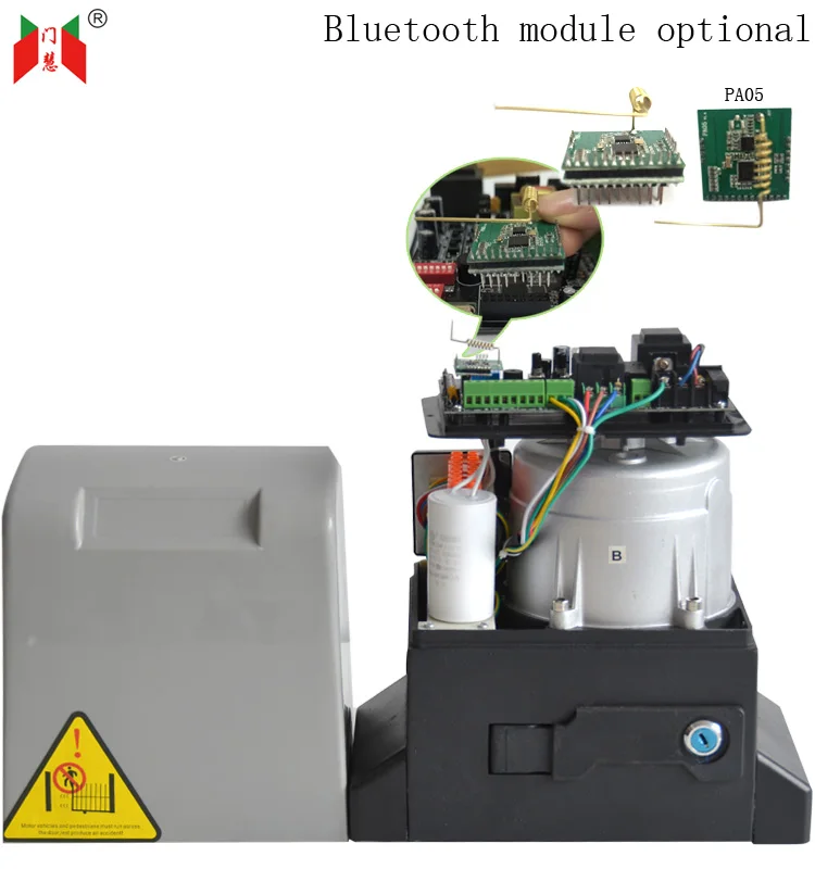 Dunker brushed DC auto sliding door operator motor