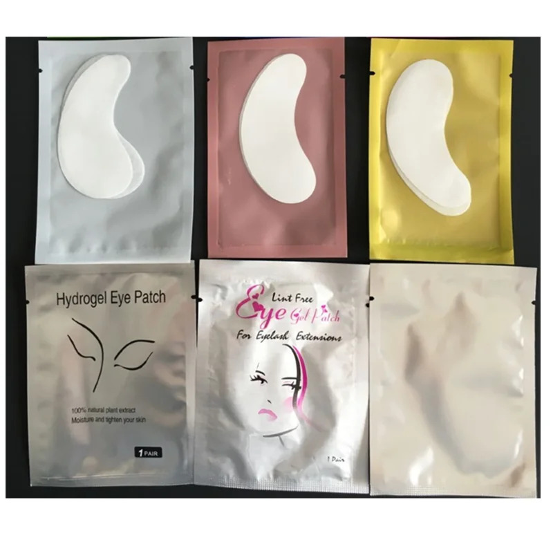 Comfy Curved Shape Lint Free Gel Under Eye Pad Patch For Eyelash Extension