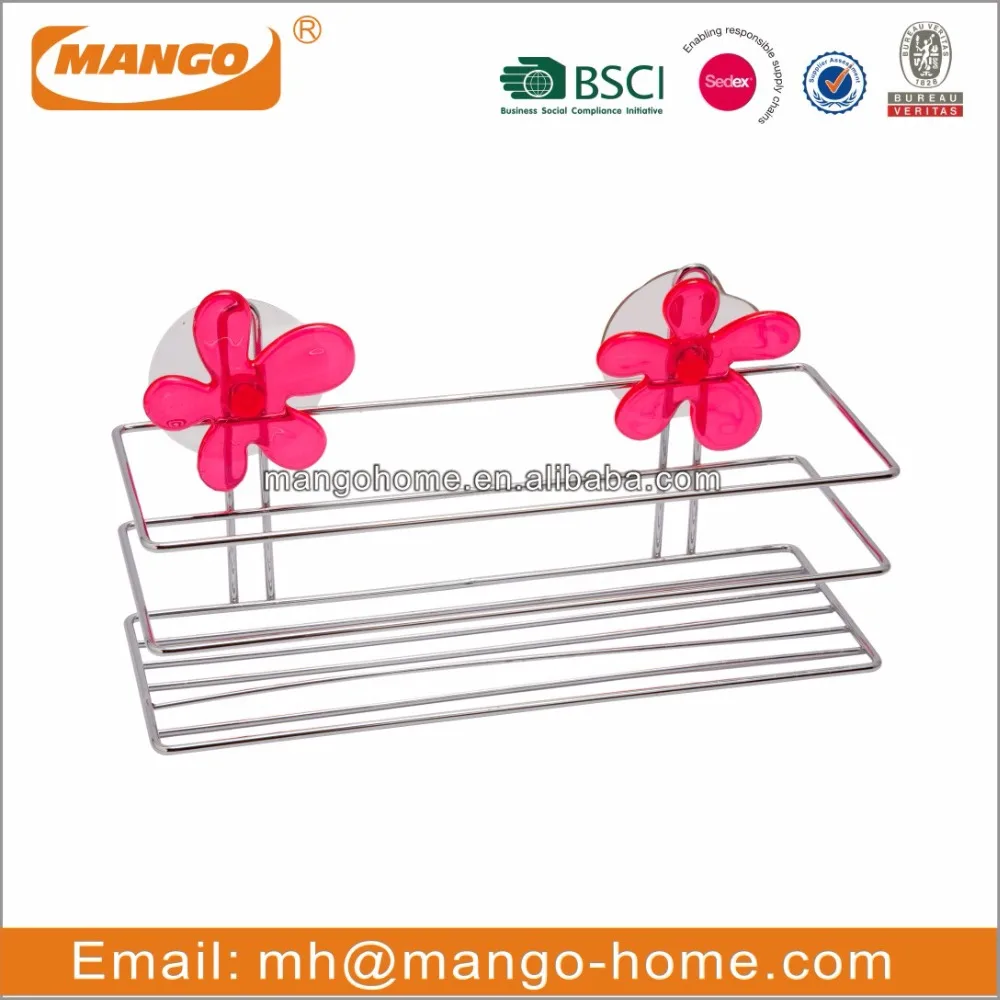 
3-tier Metal Wire Wall Mounted Bathroom hanging Shower Caddy 