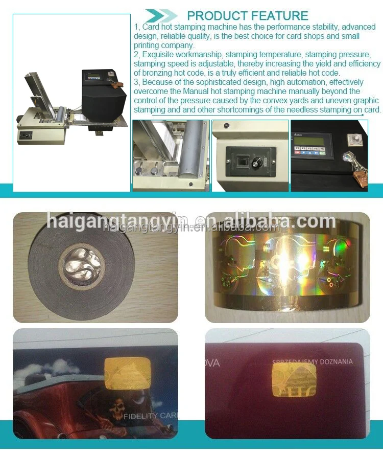 PVC Card Hologram Printer