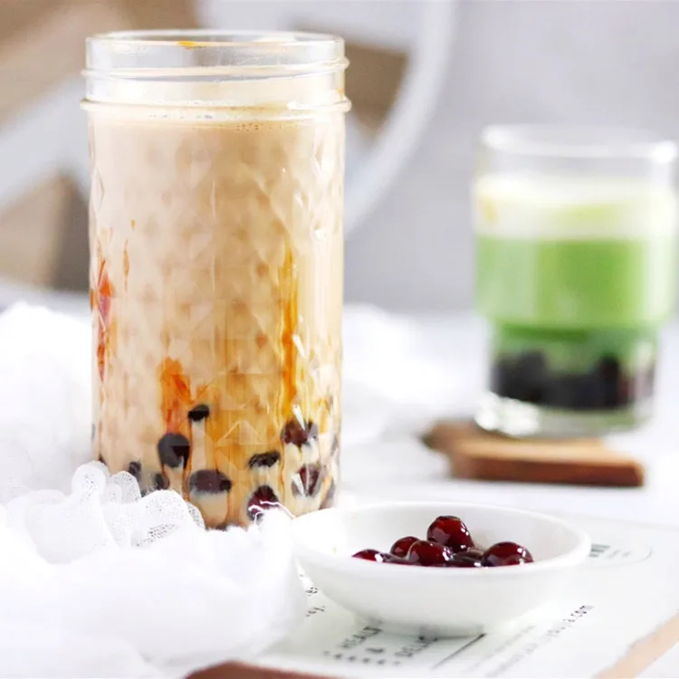 
Brown Sugar Tapioca Pearl, Black Sugar Bubble Tea Tapioca Boba Balls 