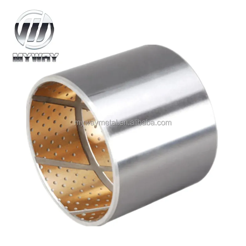 JF800 Oilless Bimetal Sliding Self Lubricating Jiashhan Bearing Bushing