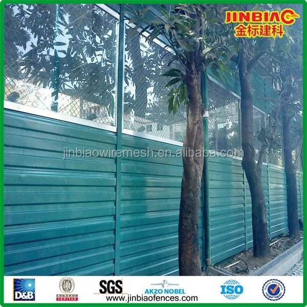 Outdoor Noise reduction polycarbonate noise barrier