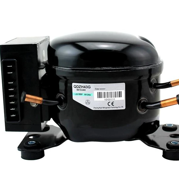 Retekool R600A R134a DC Compressor 12V 48v DC QDZH91G QDZH25G QDZH35G  ZH50G for Car Refrigerator Freezer