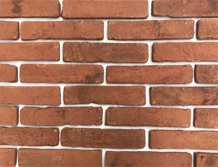 Традиционный красный античный кирпич ручной работы в старинном стиле для украшения стен